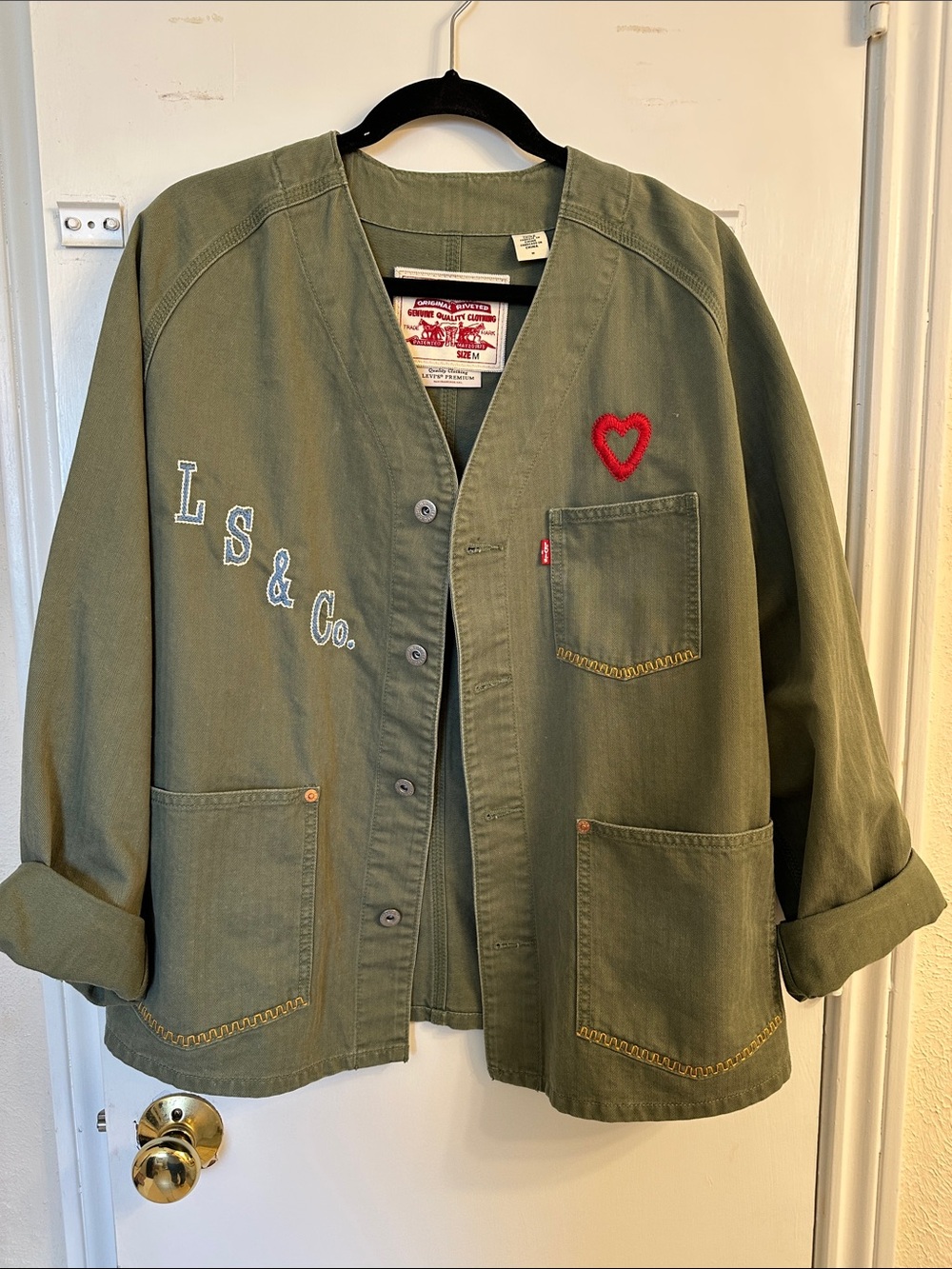 Levi's Union Engineer Green Denim Jacket